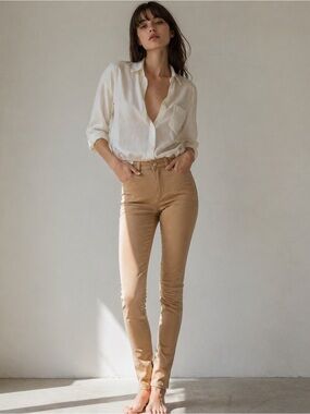ACNE STUDIOS Skin 5 Pocket Skinny Jeans Tan Camel | NWT | W24 L32